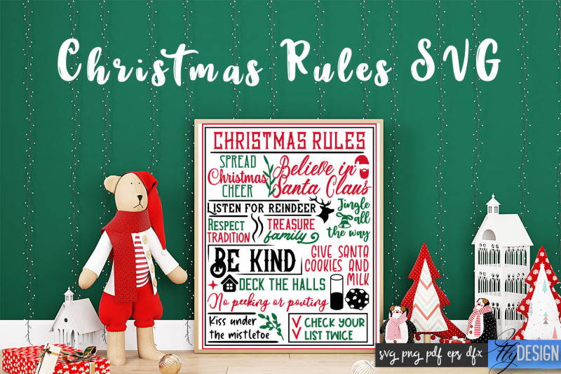 christmas-rules-svg-funny-family-svg-christmas-quotes