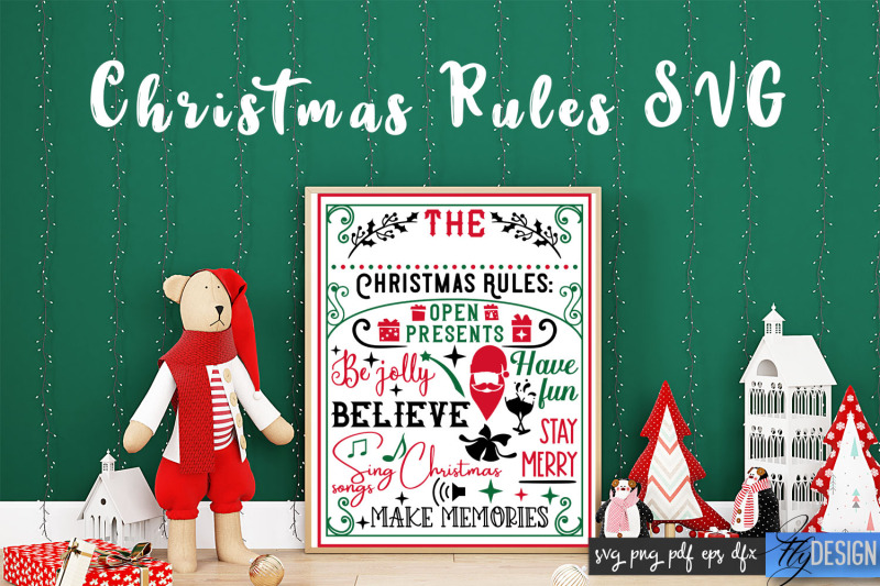 christmas-rules-svg-funny-family-svg-christmas-quotes