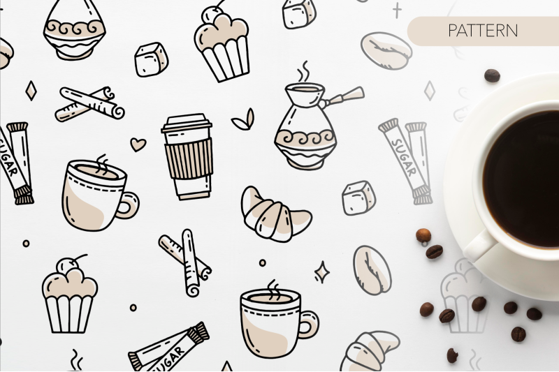 clipart-coffee-doodle-set