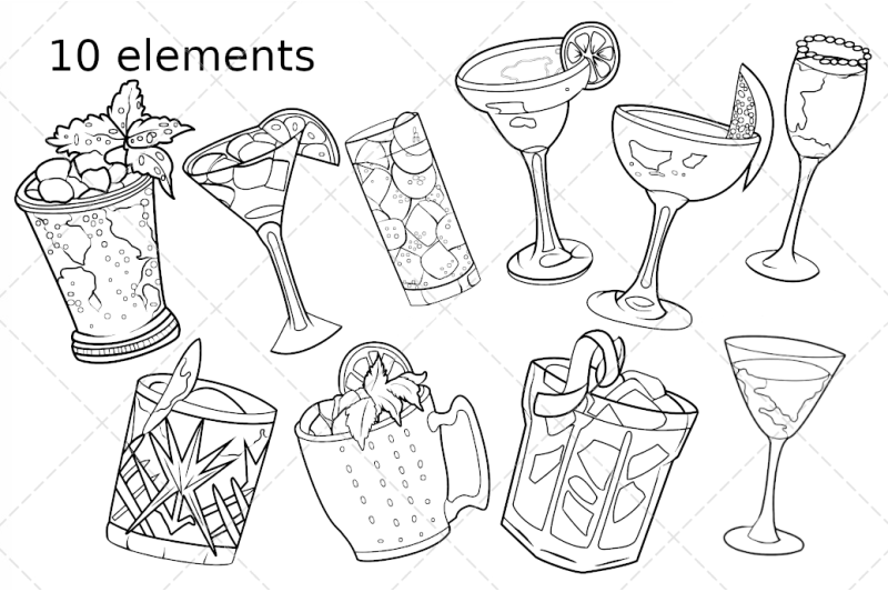 classic-cocktails-digital-stamp-png-svg-eps-vector-files