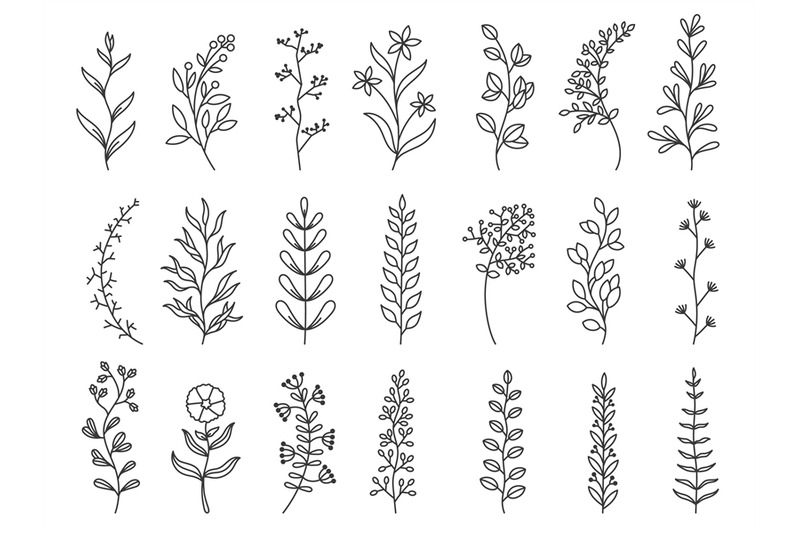 herbal-art-doodle-botanical-decorative-elements-for-tattoo-invitatio