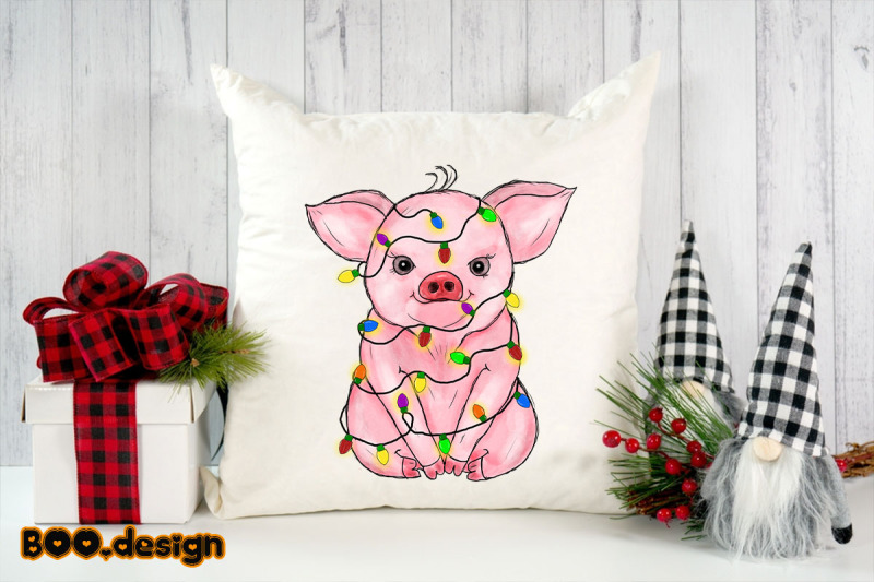 hand-drawn-christmas-pig-graphics