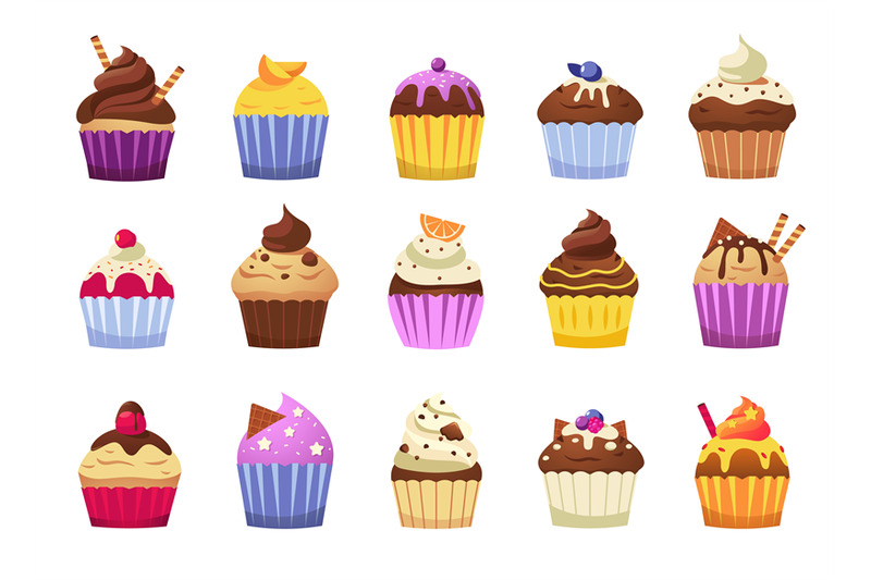 cartoon-muffins-colorful-sweet-cupcakes-with-decoration-chocolate-cre