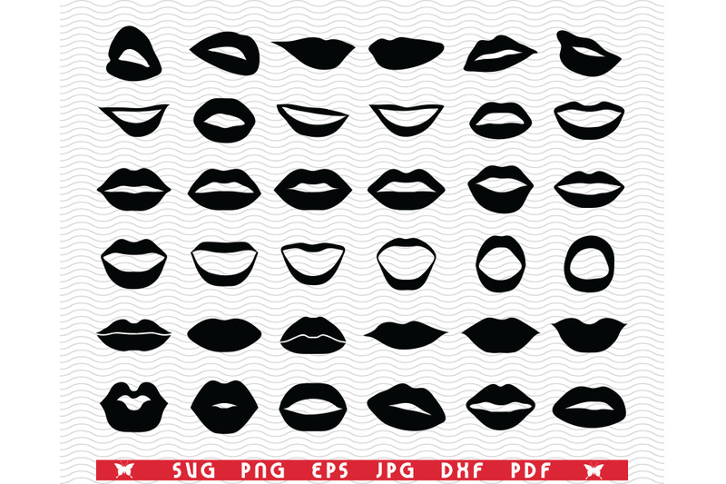 svg-female-lips-black-silhouettes