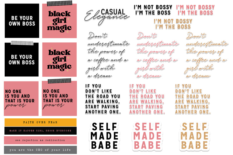 black-woman-clipart-bundle