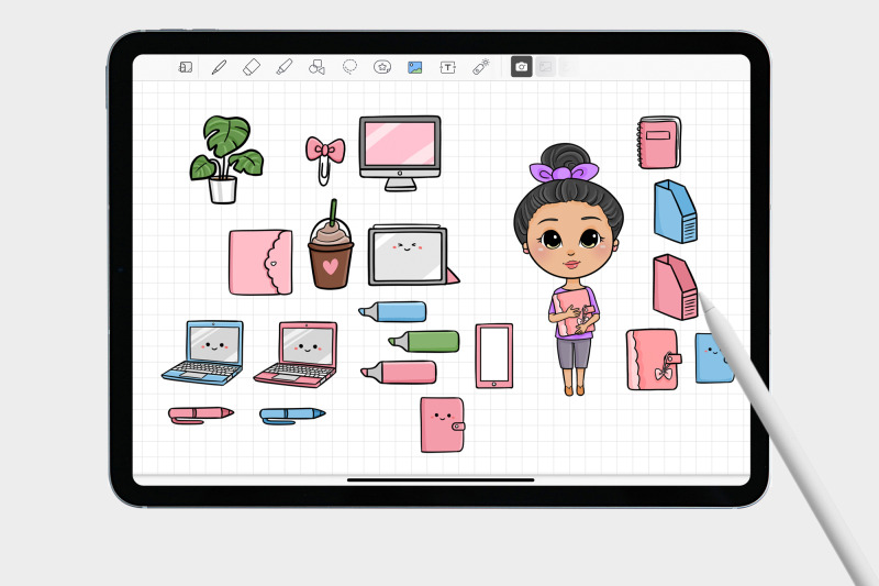 kawaii-daily-digital-sticker-for-goodnotes-planner