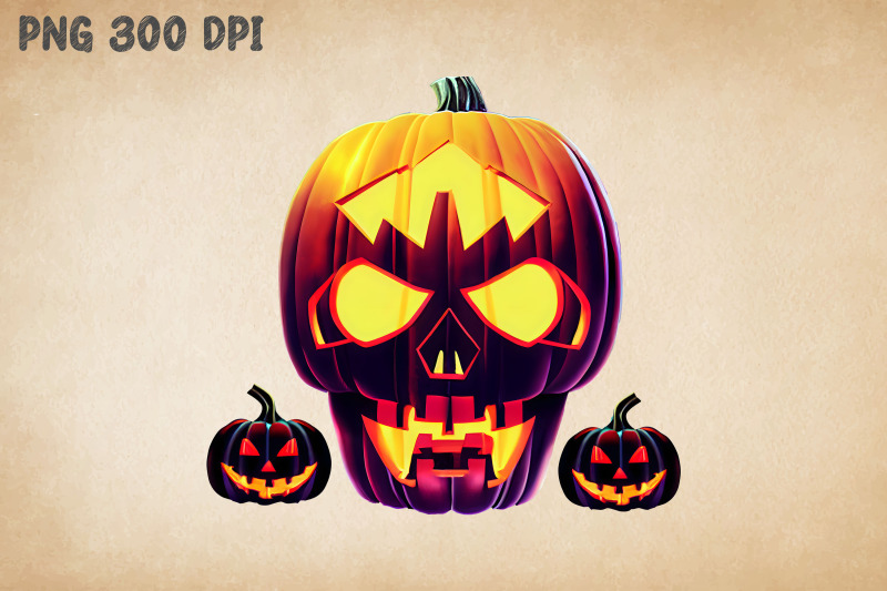 emissive-skull-combine-with-pumpkin