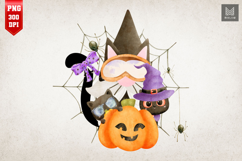 halloween-black-cat-gnome-pumpkin