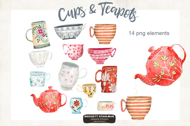 watercolor-cups-mugs-amp-teapot-illustrations