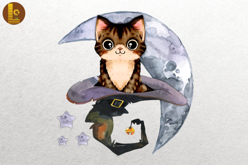 cute-halloween-cat-witch-hat-amp-moon