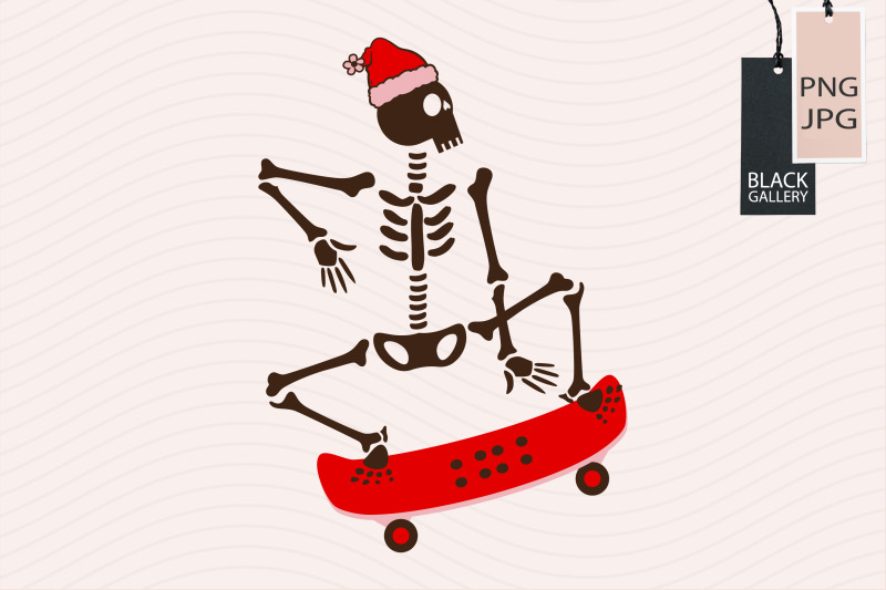 skeleton-christmas-png-bundle