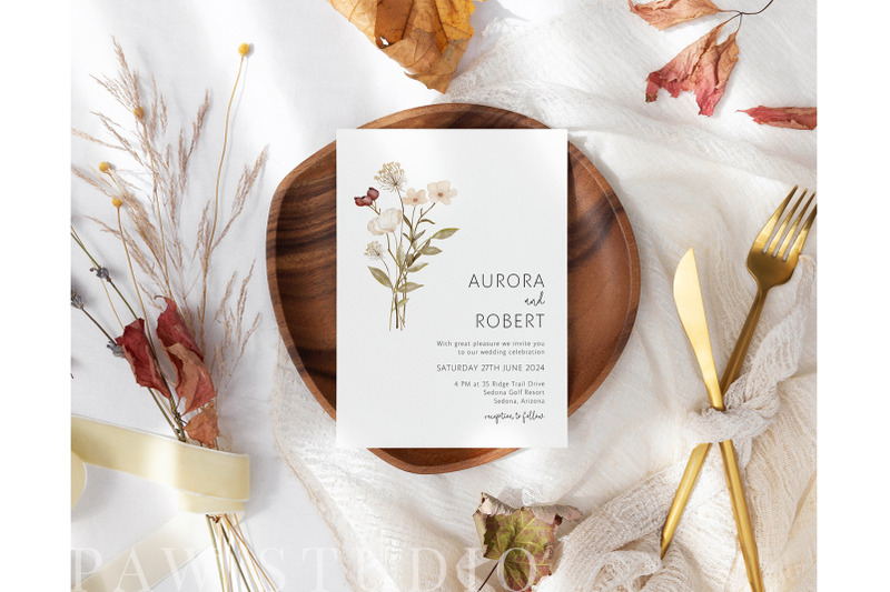 autumn-floral-wedding-invitation-editable-template-canva-fall-rustic-v