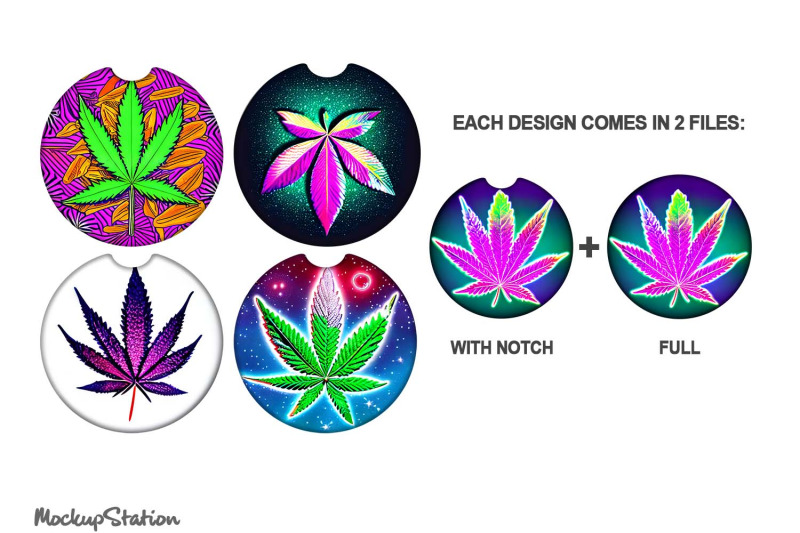weed-car-coaster-sublimation-bundle-marijuana-sublimation-nbsp-cannabis