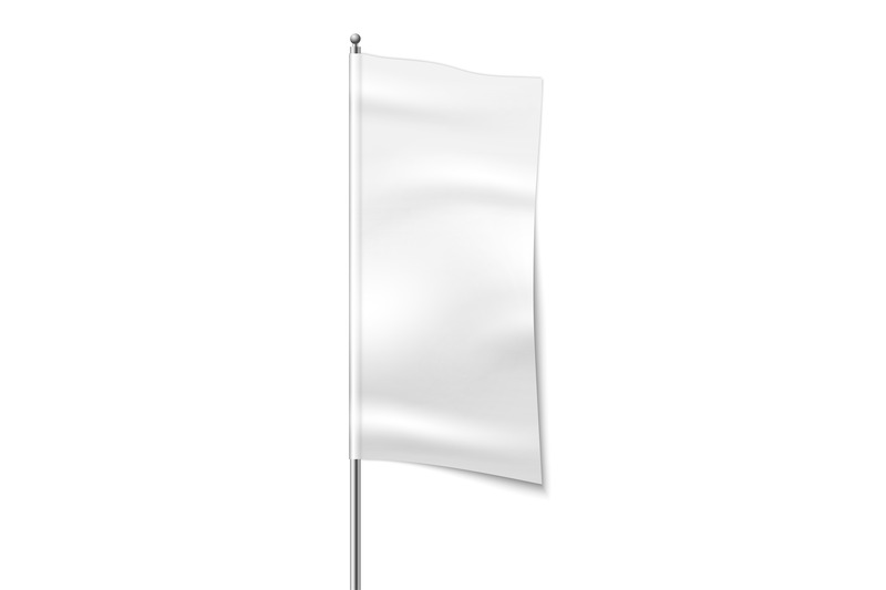 event-promotion-banner-template-white-textile-flag