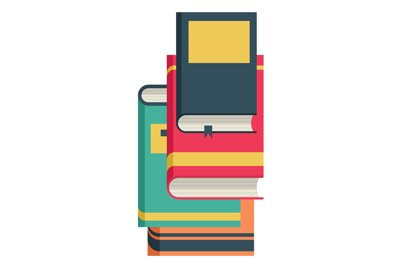 book-stack-top-view-study-symbol-learning-icon