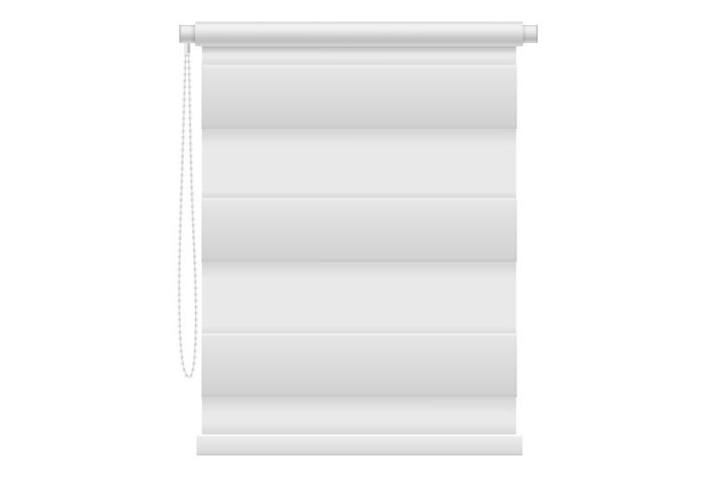 roman-window-shades-realistic-white-roller-blinds