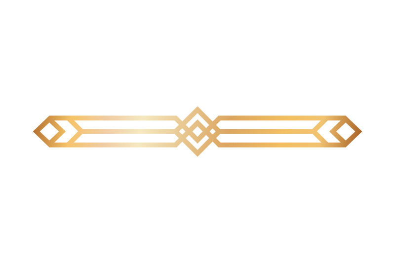 golden-art-deco-border-page-break-divider