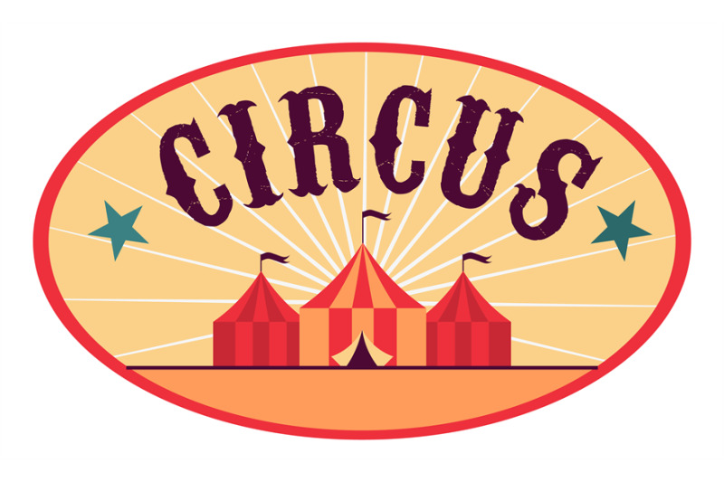 festival-event-logo-round-circus-vintage-label