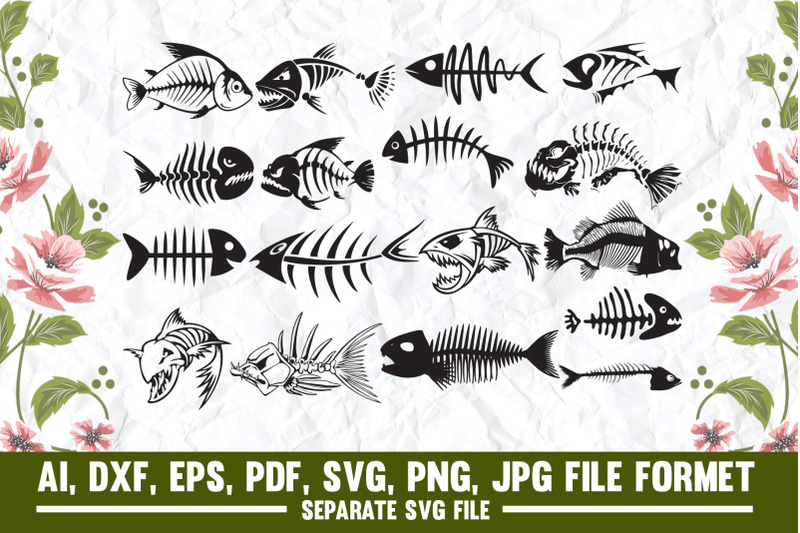 skeleton-fish-fish-skeleton-fish-bone-bone-fish-skull-fish-piran