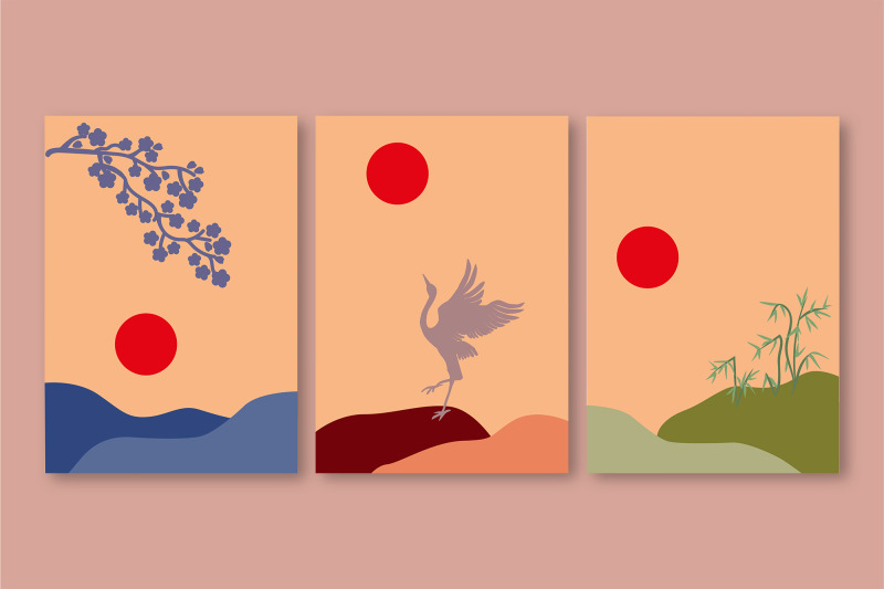 poster-japanese-cranes