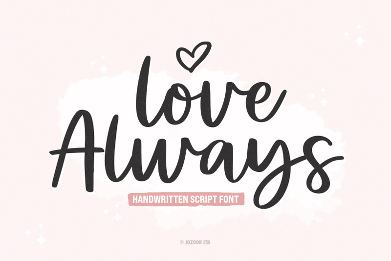 love-always-modern-script-font