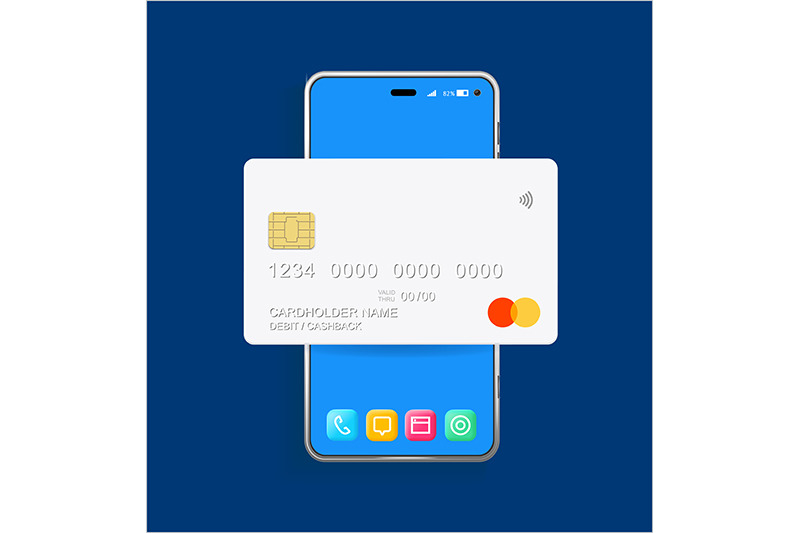 realistic-detailed-3d-phone-app-payment-card-vector