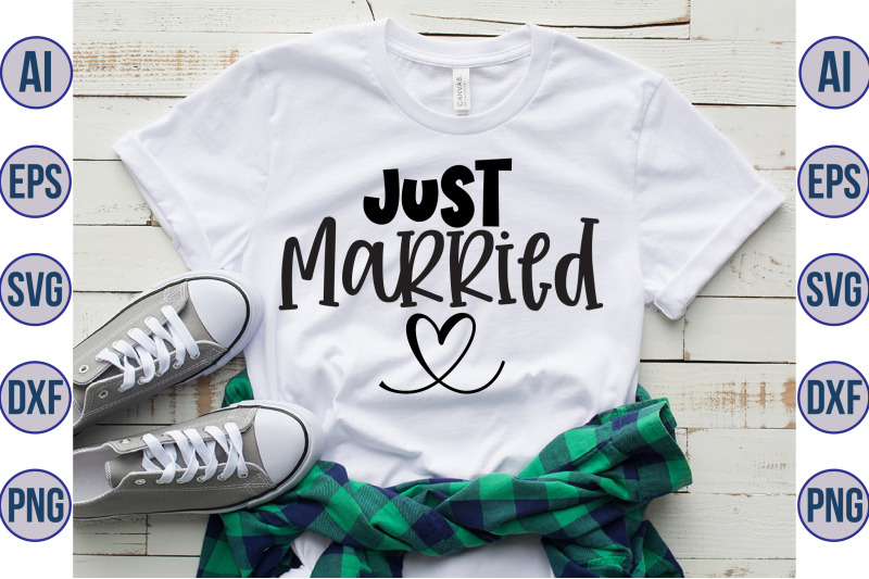 just-married-svg