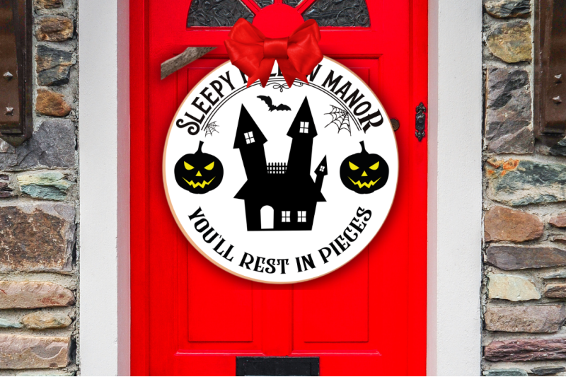 halloween-door-sign-svg-bundle-halloween-round-sign-bundle