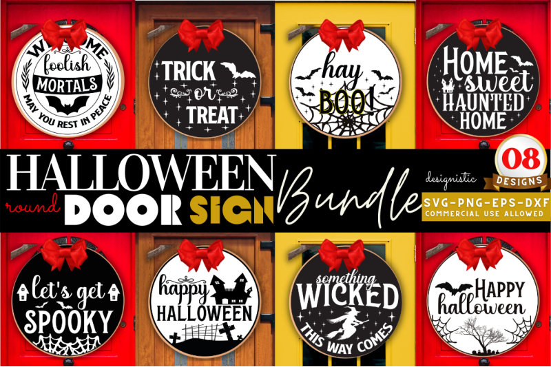 halloween-round-door-sign-svg-bundle-halloween-door-sign-bundle