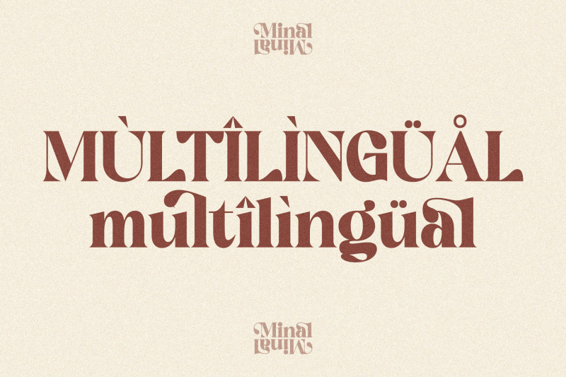 minal-typeface