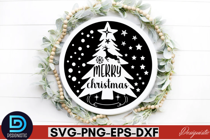 christmas-round-sign-svg-bundle-christmas-round-door-sign-svg-bundle