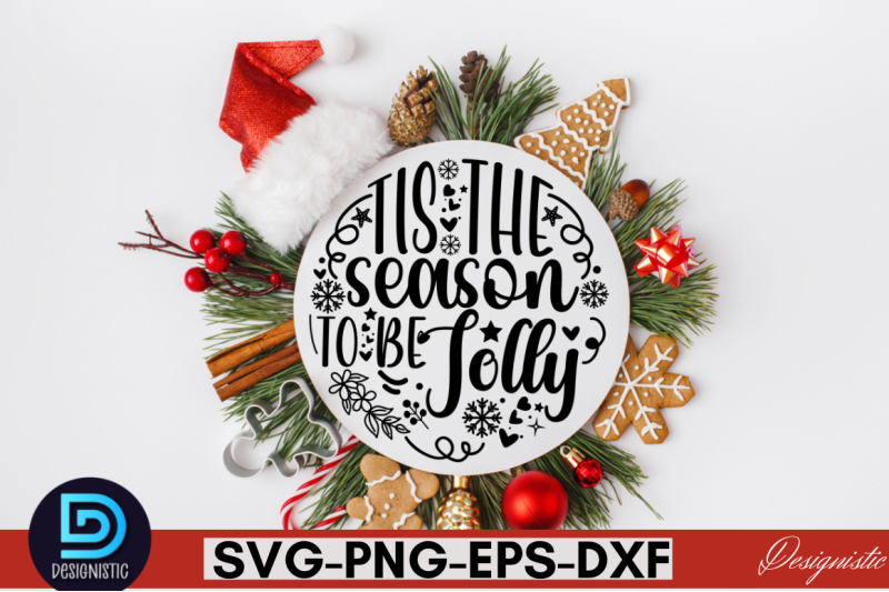 christmas-round-sign-svg-bundle-christmas-round-door-sign-svg-bundle