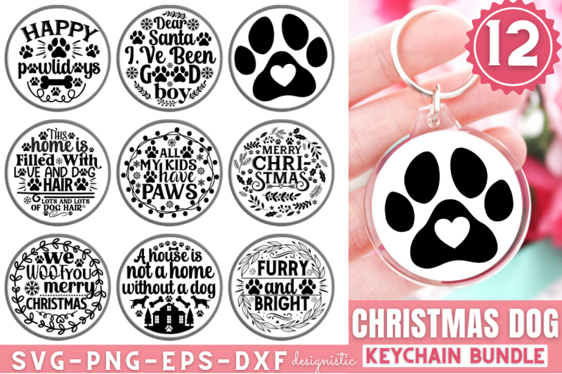 christmas-dog-keychain-svg-bundle-keychain-dog-svg-bundle