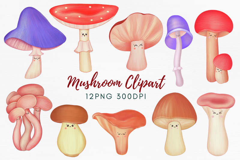 kawaii-mushroom-clipart-png