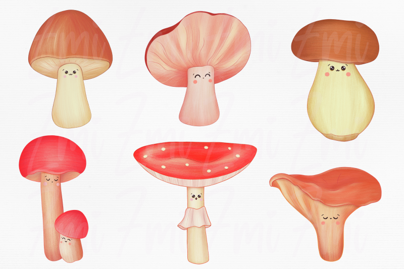kawaii-mushroom-clipart-png