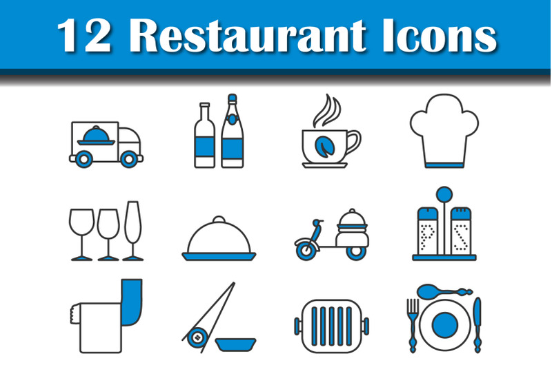 restaurant-icon-set