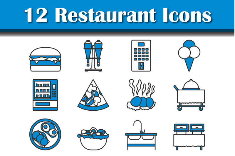 restaurant-icon-set