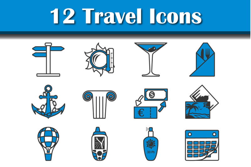 travel-icon-set