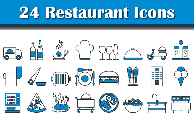 restaurant-icon-set