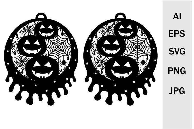 earrings-and-pendants-for-halloween-svg-template