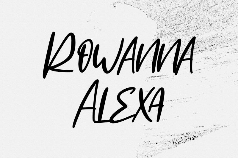 roxalose-handwritten-font