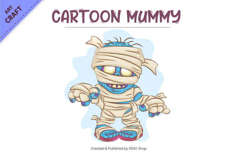 cartoon-mummy-crafting-sublimation