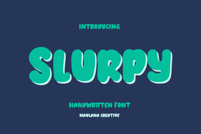 slurpy-handwritten-font