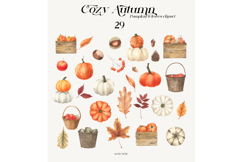 watercolor-cozy-autumn-fall-clipart-halloween-thanksgiving-cottages