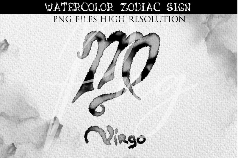 virgo-watercolor-zodiac-astrology-signs