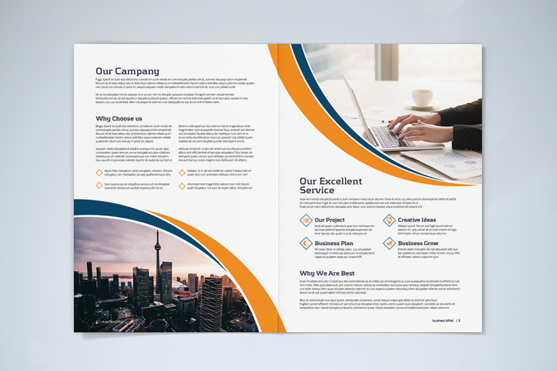 bifold-business-brochure-template