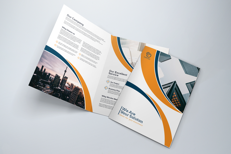 bifold-business-brochure-template