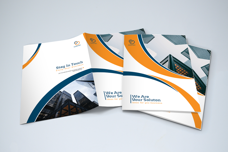 bifold-business-brochure-template