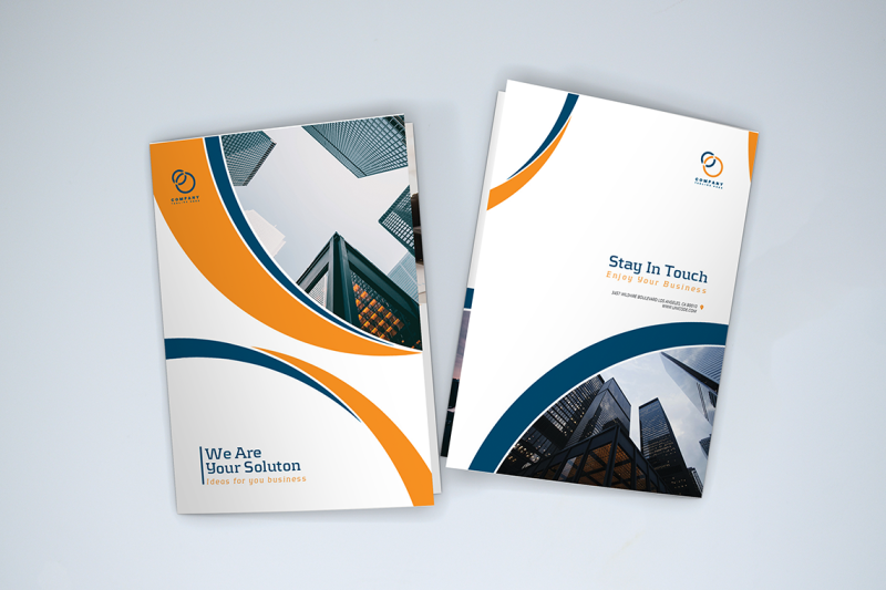 bifold-business-brochure-template