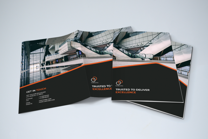 bifold-business-brochure-template